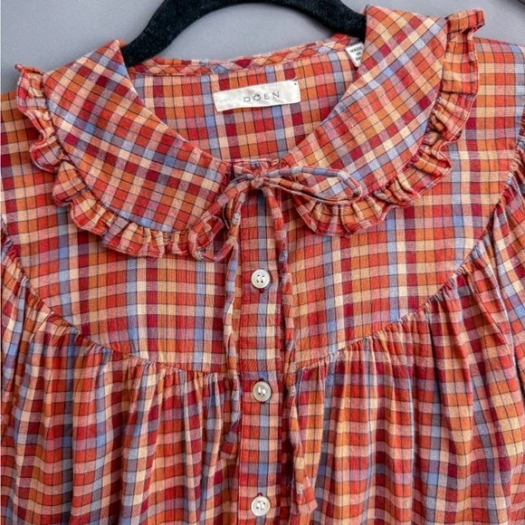 Doen Billie plaid top - Picture 8 of 11